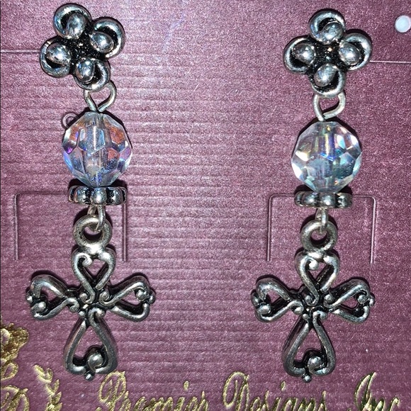 Premier Designs Jewelry - 🌟🆕🌟$15 FIRM Unless Bundled ⭐️PREMIER Dangly CROSS✝️Earrings